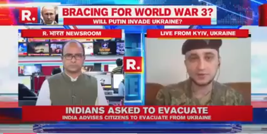 Коментар для телебачення Індії. Чи буде війна?