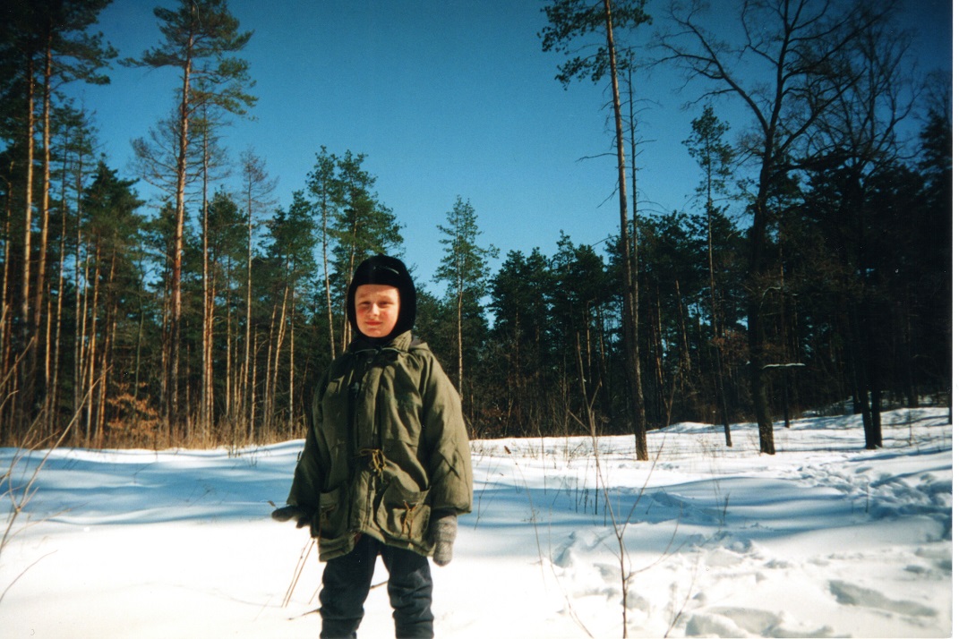 Winter1995-1996 years. (Kyiv, DVRZ - one of Kyiv's regions )