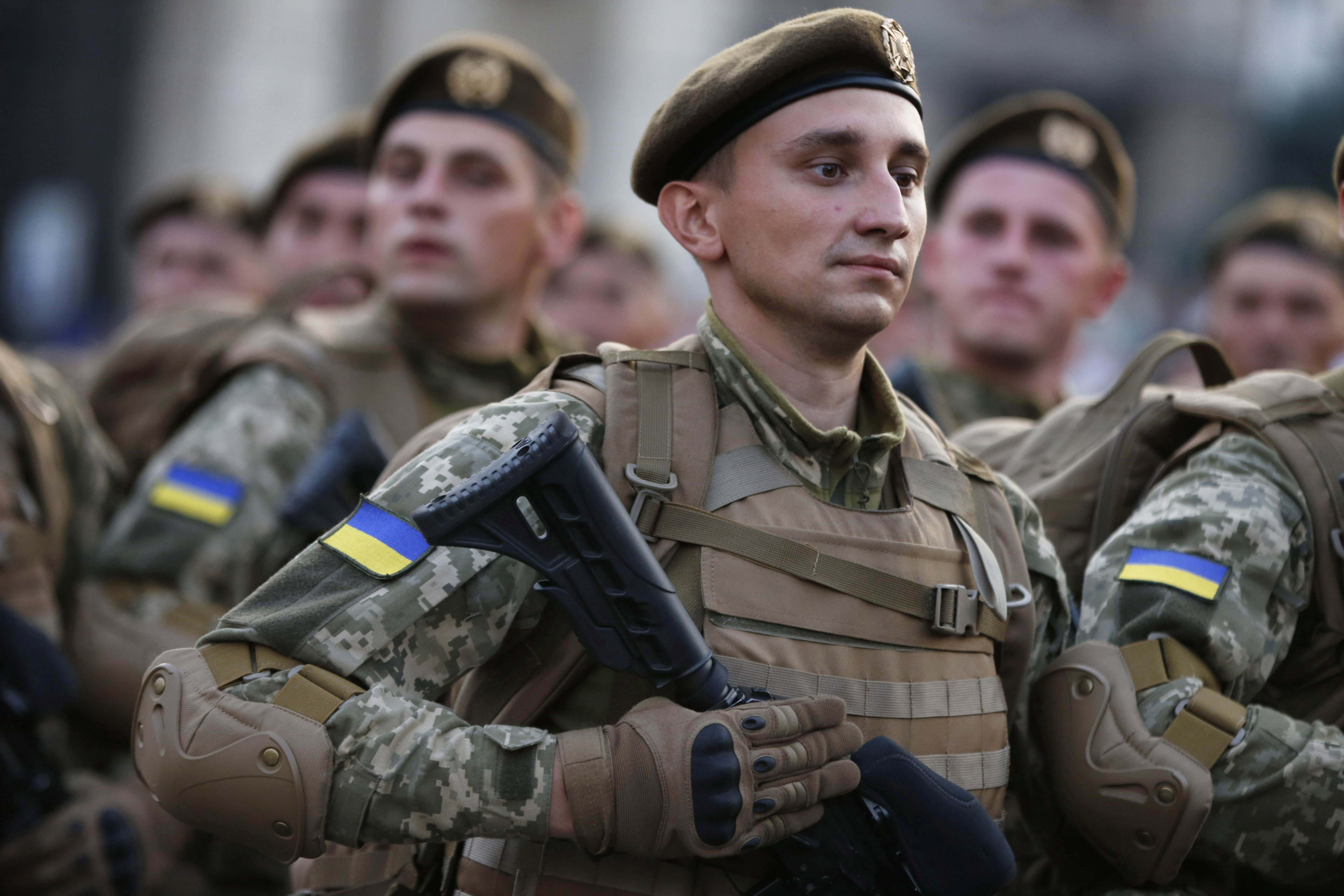 August 22, 2016  ( Kyiv ) Independence Day parade preparation